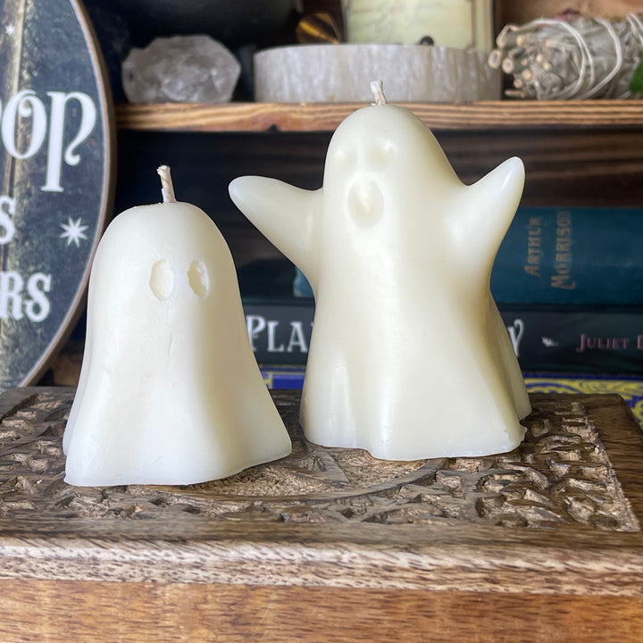 Pumpkin Spice Ghost Candle Essential Oils and Soy Wax