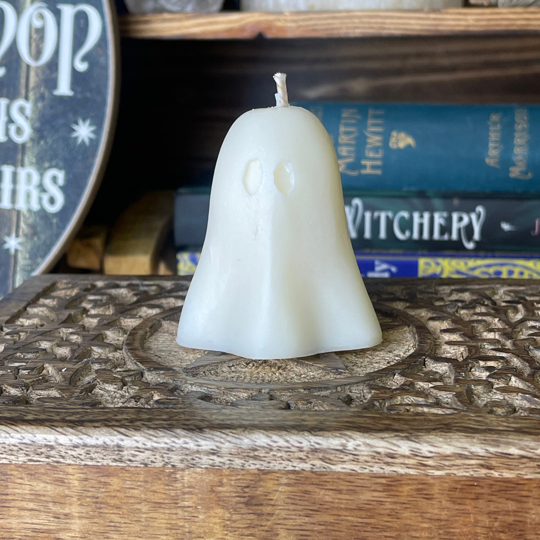 Pumpkin Spice Ghost Candle Essential Oils and Soy Wax