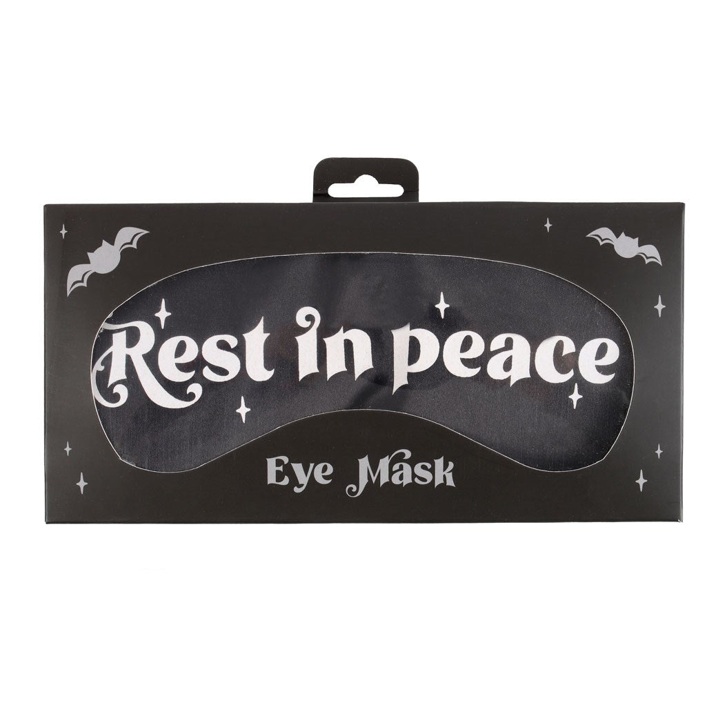 Rest in Peace Satin Eye Mask