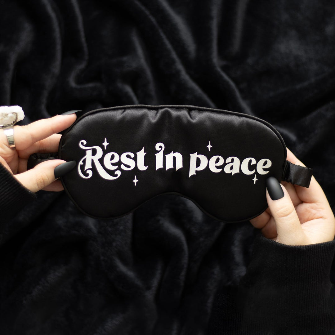 Rest in Peace Satin Eye Mask