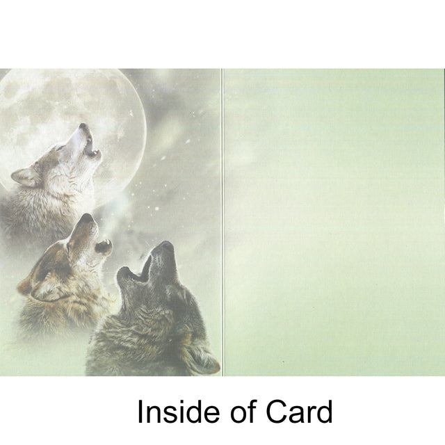 Three Wolf Moon Card