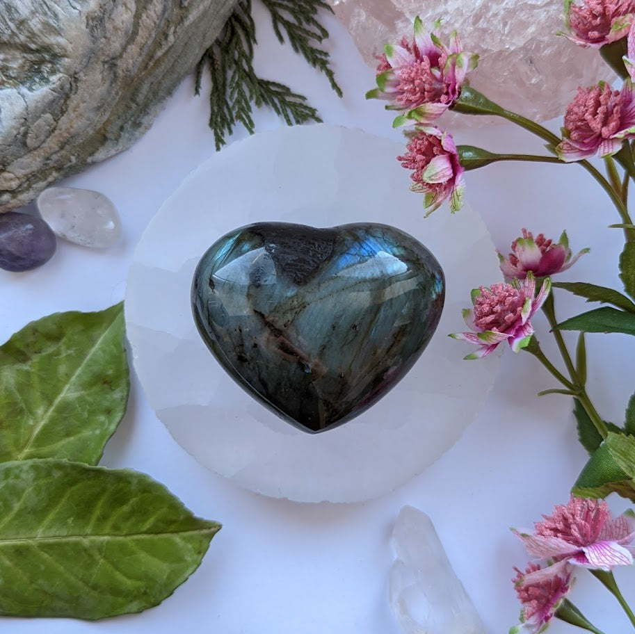 Labradorite Heart (160-169g)