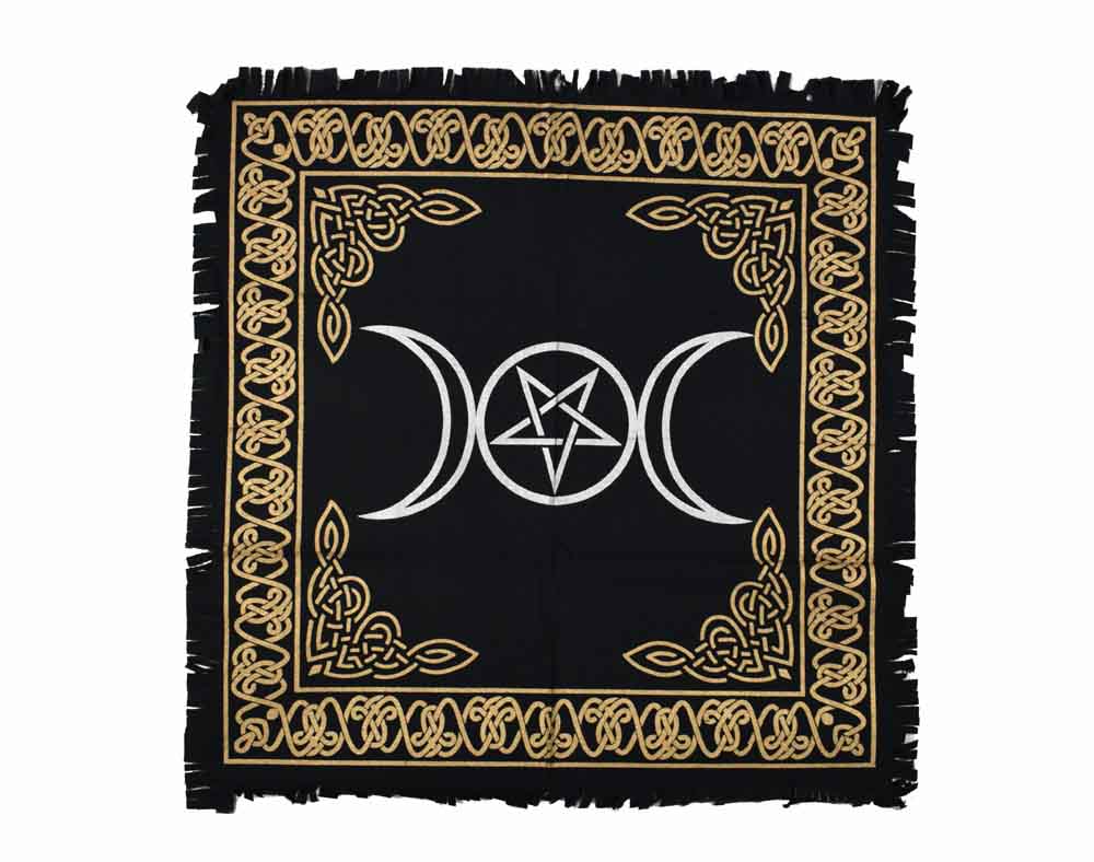 Triple Moon Altar Cloth Small