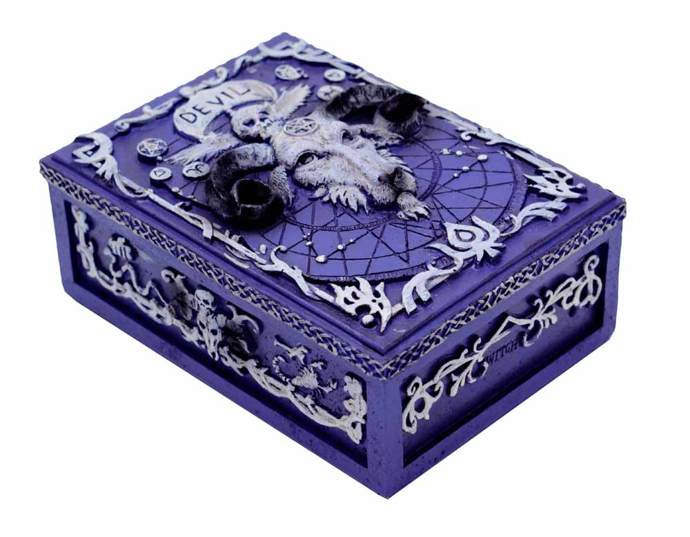 Baphomet Resin Box Purple