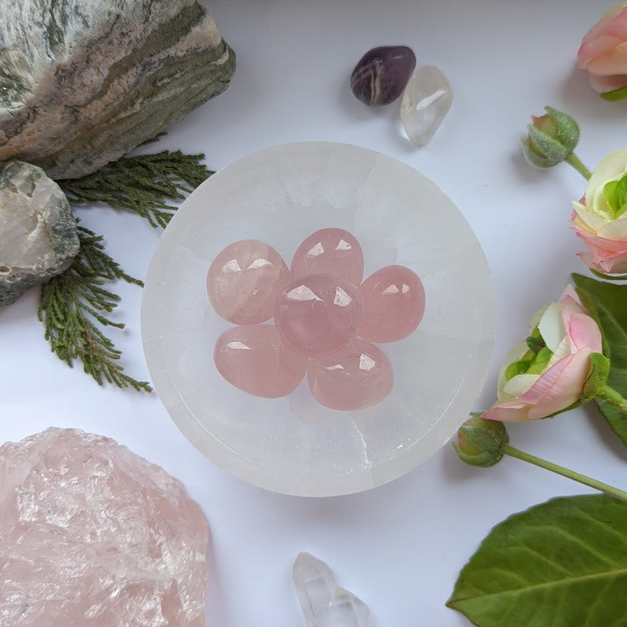 A Grade Rose Quartz Tumblestone