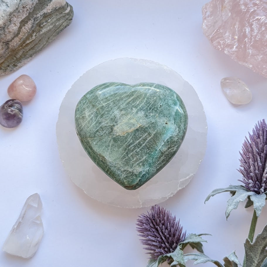 Amazonite Heart 1