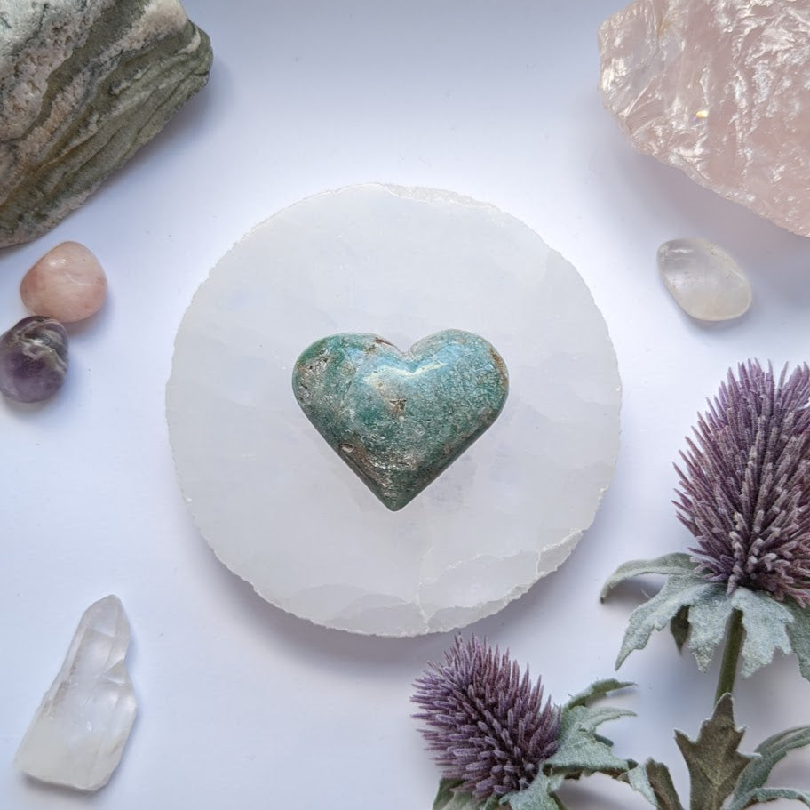 Amazonite Heart 10