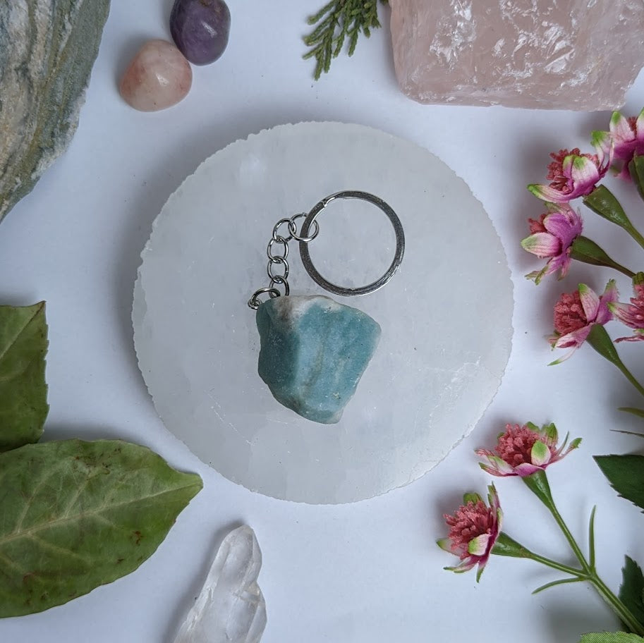 Amazonite Keyring