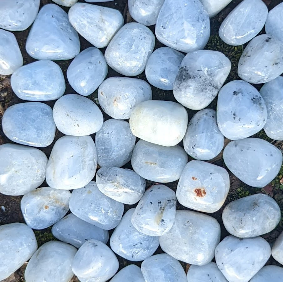 Blue Calcite Tumblestone