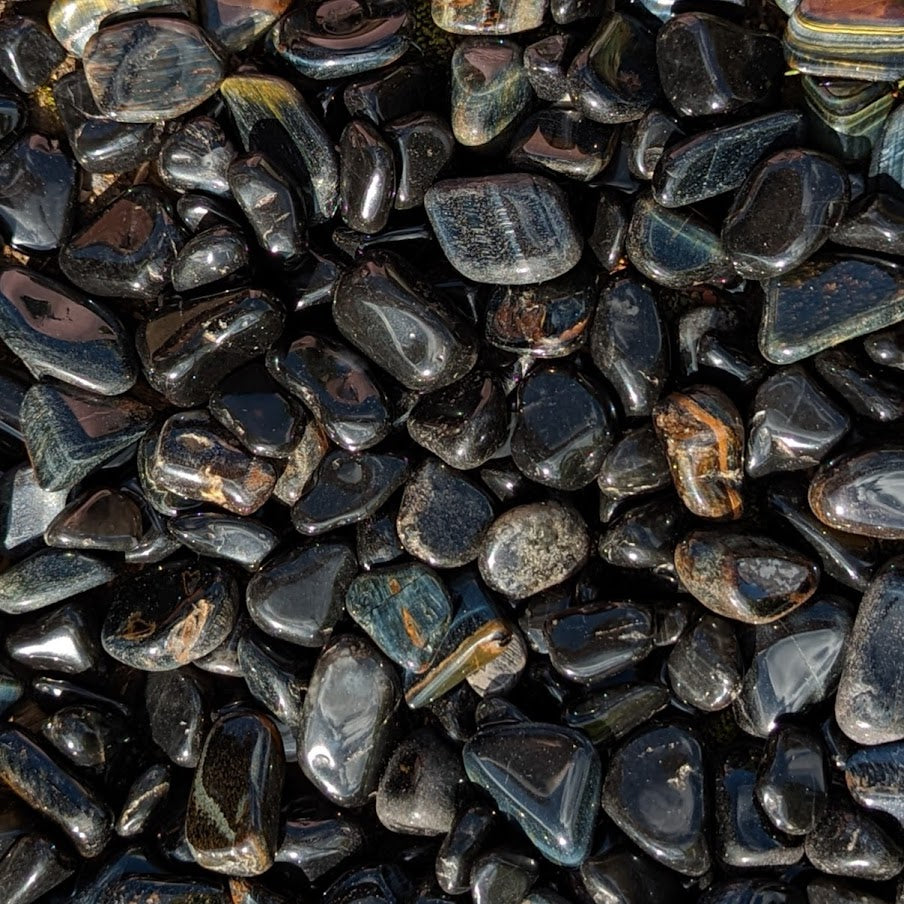 Blue Tiger Eye Tumblestone