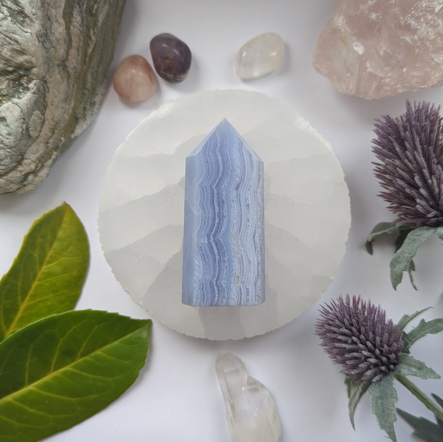 Blue Lace Agate Point 3