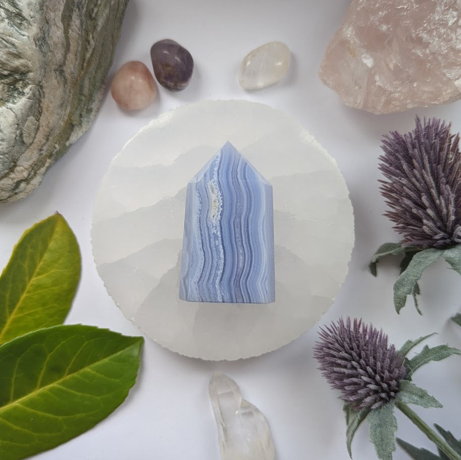 Blue Lace Agate Point 4