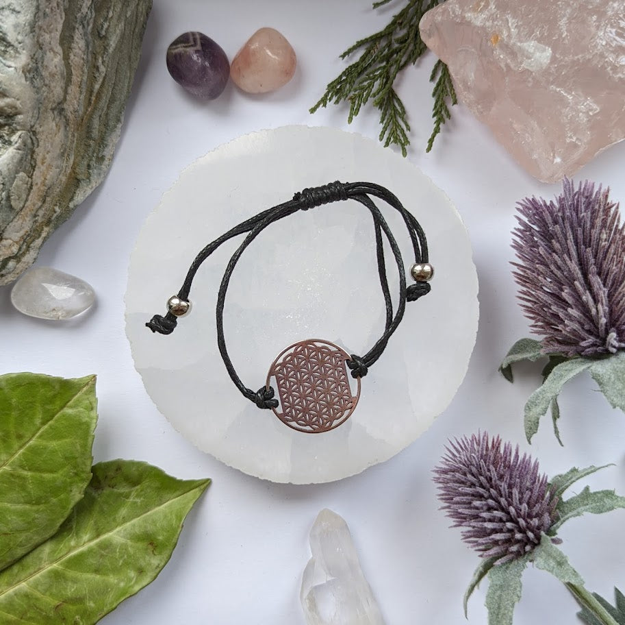 Flower Of Life Adjustable Bracelet