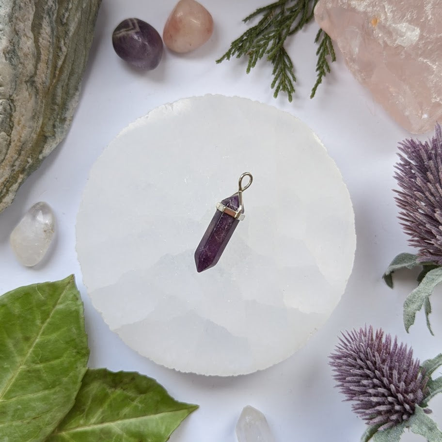 Lepidolite Pendant Necklace