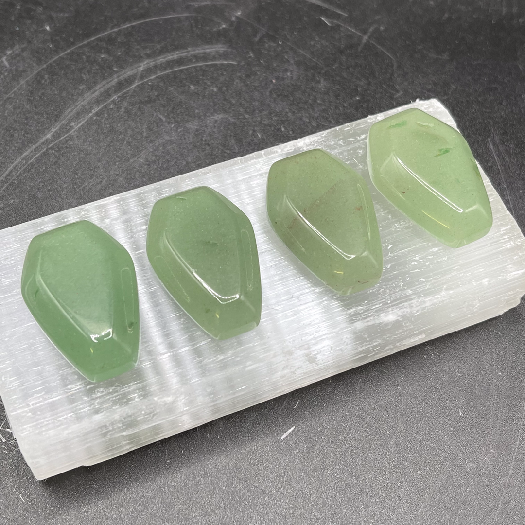 Green Aventurine Coffin