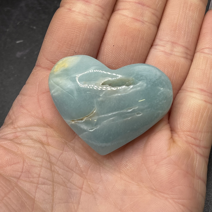 Caribbean Calcite Heart 30-39g