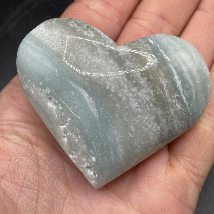 Caribbean Calcite Heart 80-89g