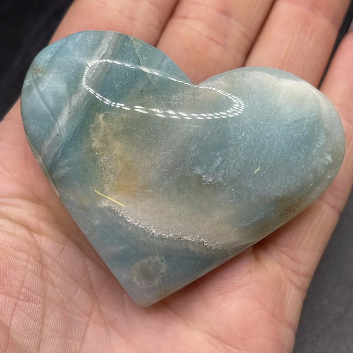 Caribbean Calcite Heart 70-79g