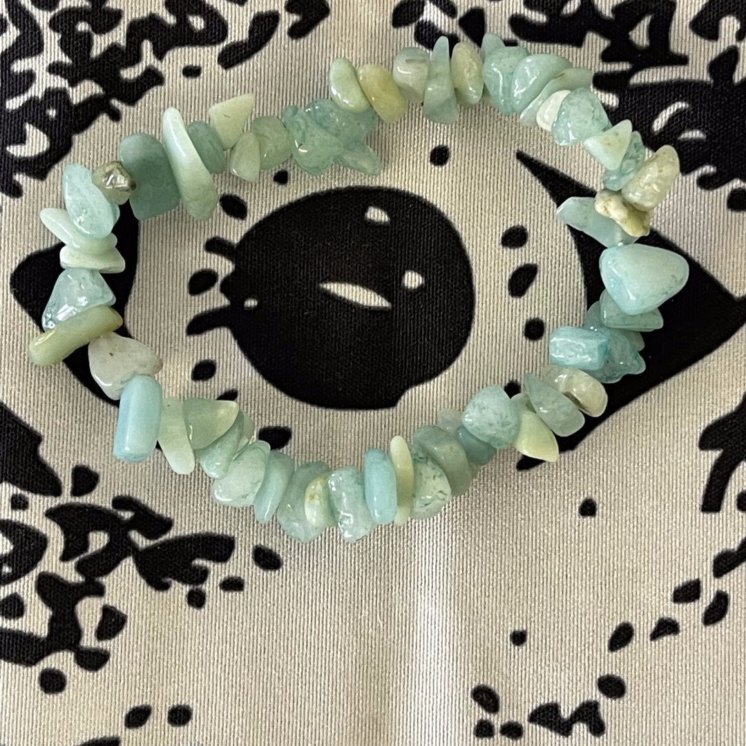 Amazonite Crystal Chip Bracelet