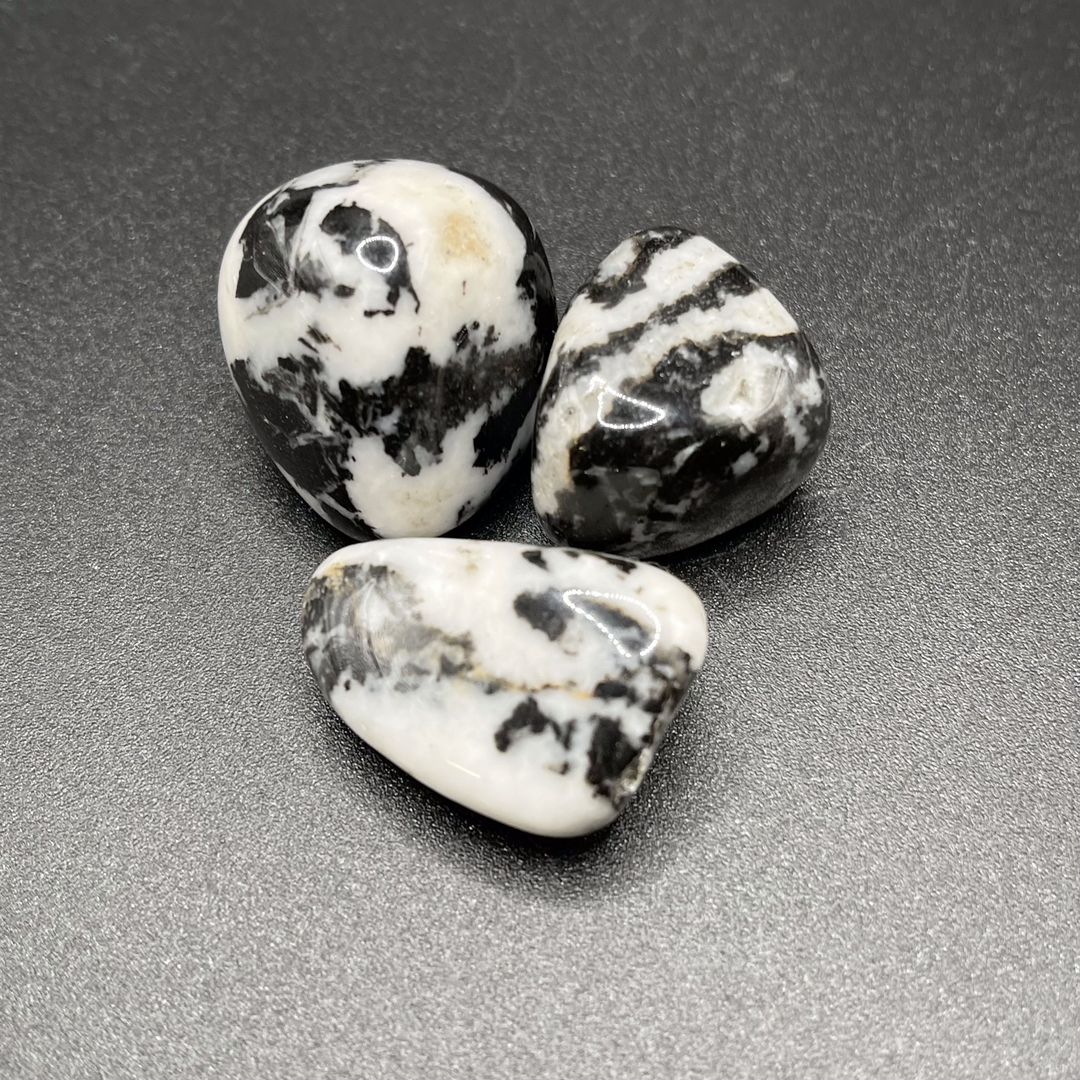 Zebra Jasper Tumblestone