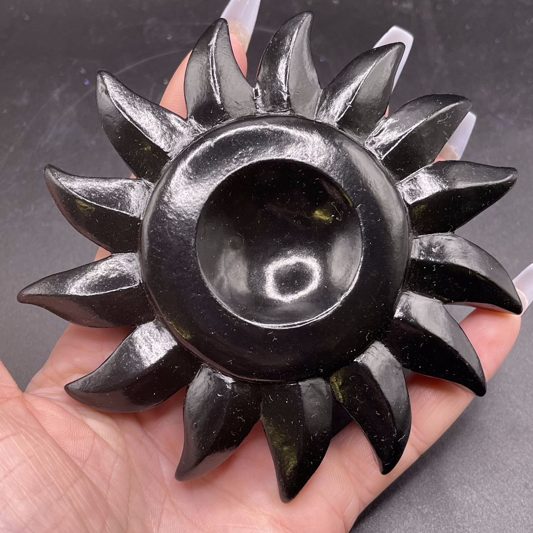 Black Sun Sphere Holder