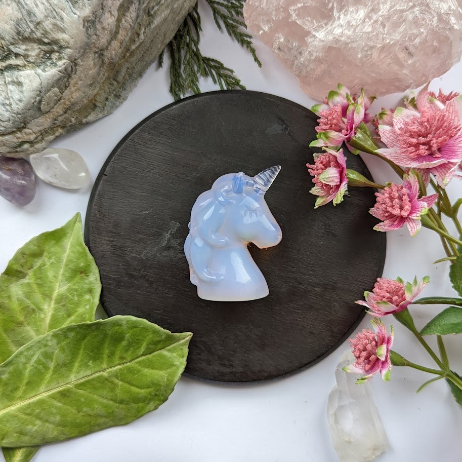 Pink Opalite Unicorn