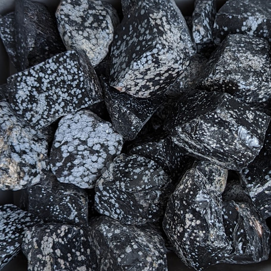 Rough Snowflake Obsidian