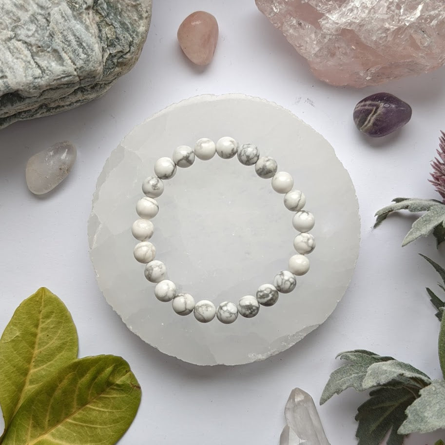 White Howlite Power Bracelet